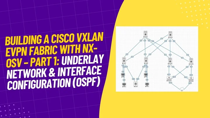 Building a Cisco VXLAN EVPN Fabric with NX-OSv – Part 1: Underlay Network & Interface Configuration (OSPF)